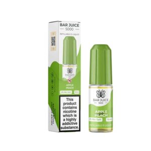 Apple Peach Bar Juice 5000 10ml Nic Salt E liquid