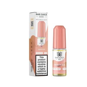 Peach Ice Bar Juice 5000 10ml Nic Salt E liquid