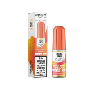 Strawberry Banana Bar Juice 5000 10ml Nic Salt E liquid