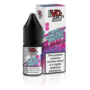 Cherry Bubblegum Breeze IVG Summer Range 10ml Nic Salt E Liquid