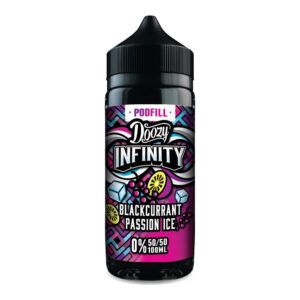 Blackcurrant Passion Ice Doozy Infinity 100ml 50/50 Shortfill E Liquid