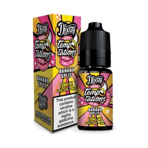 Banana Split Doozy Vape Temptations 10ml Nic Salts E Liquid