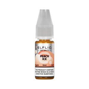 Peach Ice ELFLIQ 10ml Nic Salt E Liquid