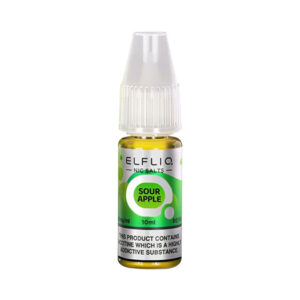 Sour Apple ELFLIQ 10ml Nic Salt E Liquid