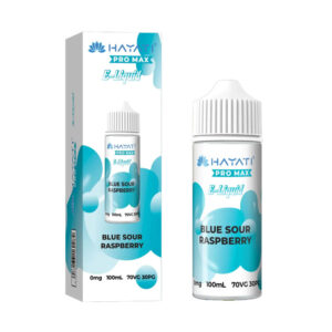Blue Sour Raspberry Hayati Pro Max 100ml Shortfill Eliquid