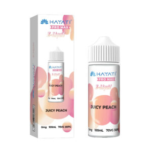 Juicy Peach Hayati Pro Max 100ml Shortfill Eliquid