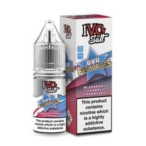 Blueberry Cherry Cranberry IVG Bar Favourites 10ml Nic Salts E Liquid