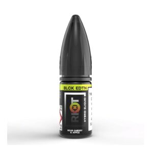 Sour Cherry & Apple Riot Squad BLCK Edition 10ml Nic Salt E Liquid