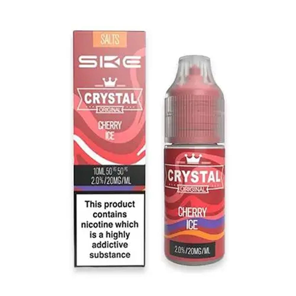 Cherry Ice SKE Crystal Original 10ml Nic Salt E Liquid - Image 2