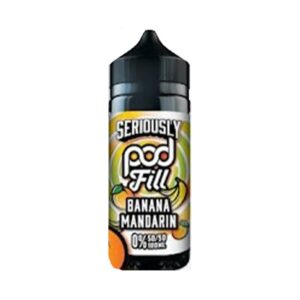 Banana Mandarin Doozy Seriously Pod Fill 100ml Shortfill E liquid