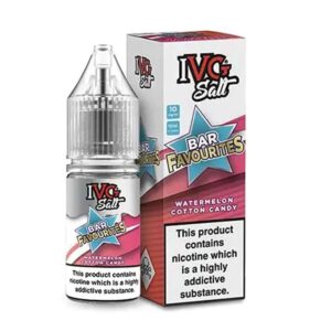 Watermelon Cotton Candy IVG Bar Favourites 10ml Nic Salt E Liquid